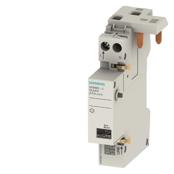 SIEM Brandschutzschalter-Block 5SM6011-2 1-16A 230V für LS-Schalter 1+N 1TE