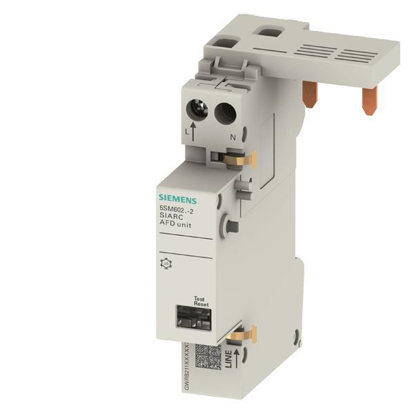 SIEM Brandschutzschalter-Block 5SM6021-2 1-16A 230V für LS und FI/LS-Schalter 1+N