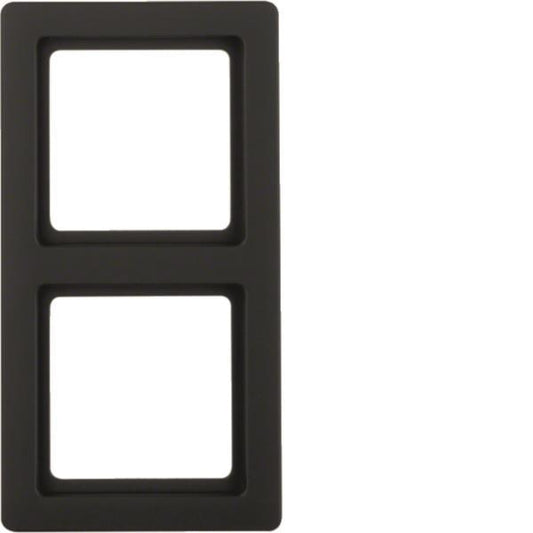Berker Rahmen Q.1 2-fach        10126086 samt  anthrazit,