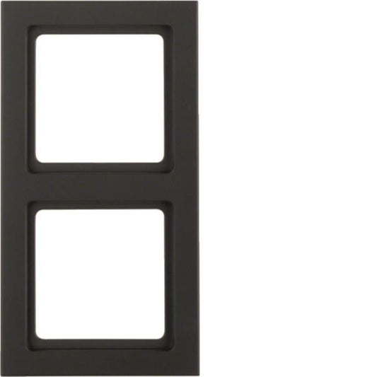 Berker Rahmen Q.3  2-fach       10126096 samt  anthrazit,