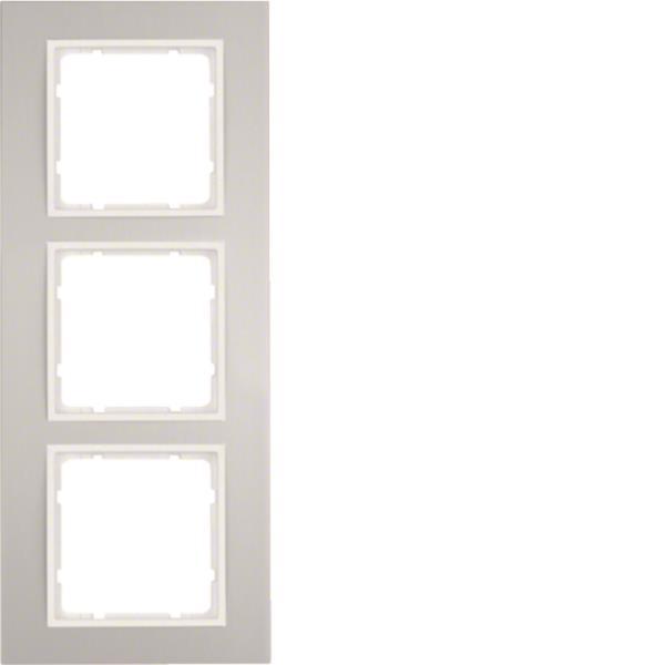BER B3 Rahmen                   10133904    3fach Aluminium/polarweiss