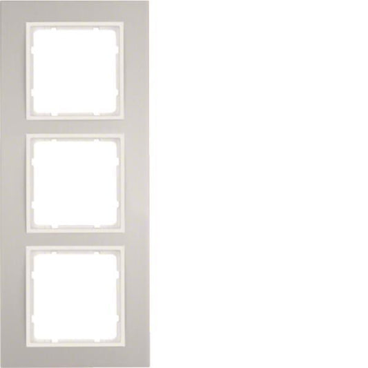 BER B3 Rahmen                   10133904    3fach Aluminium/polarweiss