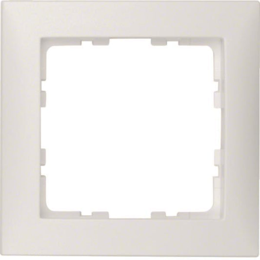 BER S1 Rahmen                   10119909    1fach polarweiss matt