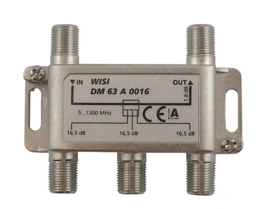 WISI 3-fach Abzweiger          DM63A0016     5-1300MHz 16dB Klasse A (+10dB)