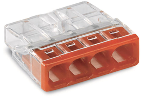 WAGO 2273-204 COMPACT-Verbindungsdosen-  klemme,für eindrähtige Leiter,max.2,5mm²