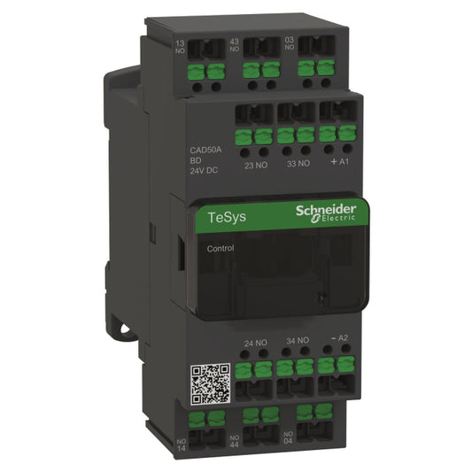 Schneider Hilfsschütz 5S        CAD50ABD Steuerkontakte Spule 24VDC SnapIN