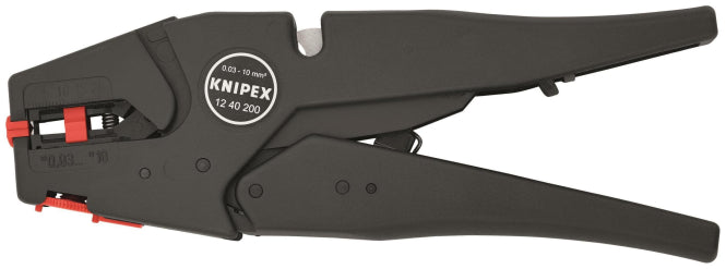 Knipex Abisolierzange 200mm    1240200SB selbsteinstellend 0,03-10,0mm²