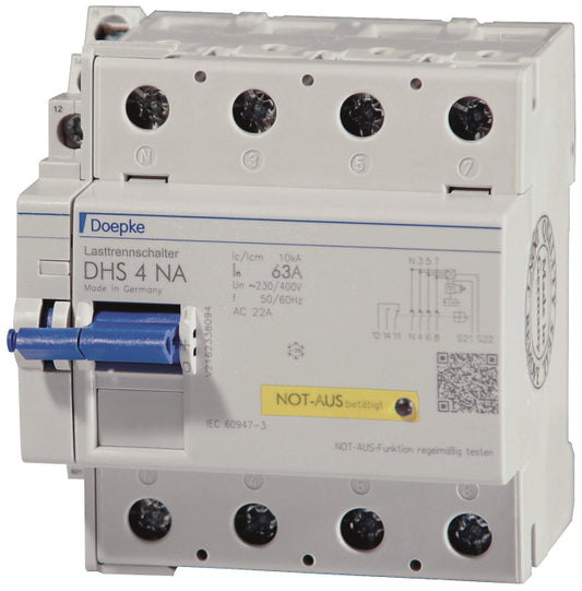Doepke Lasttrennschalter    DHS 4-063 NA kompakt 63A 4 S 09900009
