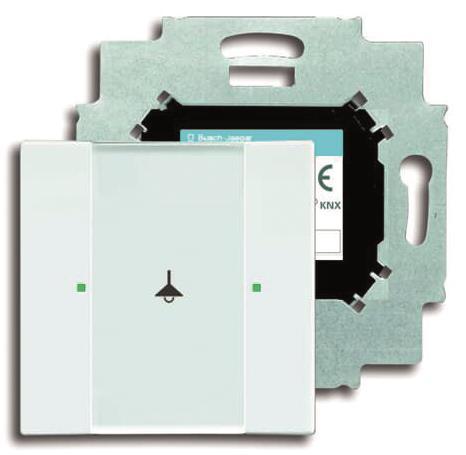 BJ Bedienelement 1f. mit      6125/01-84   beiliegendem Busankoppler    KNX