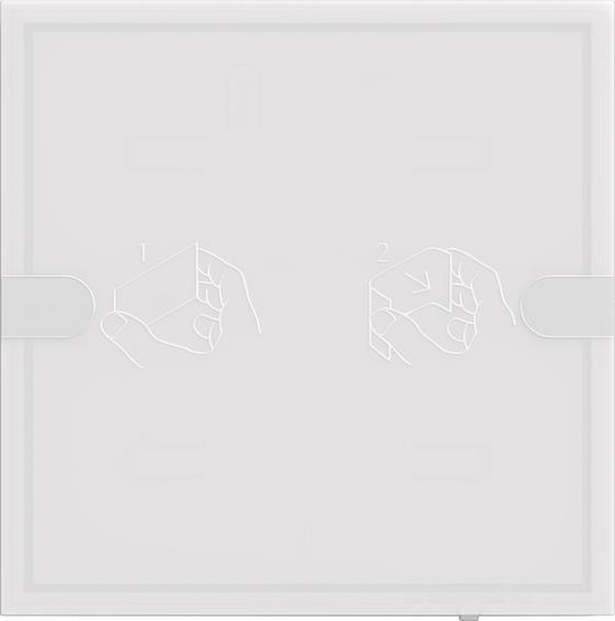 GIRA 5001003 Tastsensor4 Komfort 1fach   OneKNX TS4 Weiß