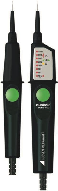 Gossen Spannungs u. Durchgangsprüfer     M611E  DUSPOL expert analog 1000