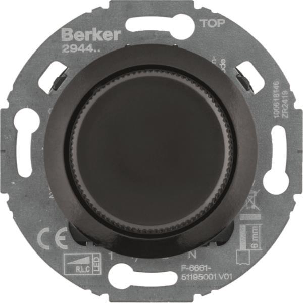 Berker Uni-Drehd.Z.-st.(LED)      294411 1930/Gl.schw