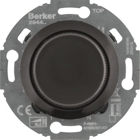 Berker Uni-Drehd.Z.-st.(LED)      294411 1930/Gl.schw