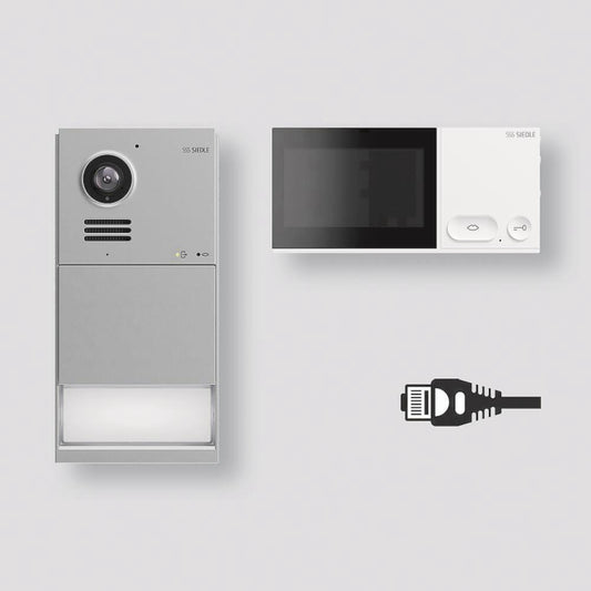 Siedle Set LAN Mattchrom          IQSL-0 f.Neubau