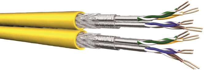 UC1200 SS23 C7A S/FTP 2x4P LSHF-FR 500DW Duplex Cat.7A Dca 500m Trommel