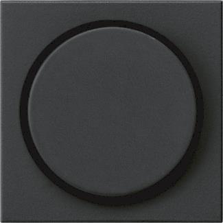 GIRA 0650005 Abdeckung Knopf System 55   Schwarz matt (lackiert)