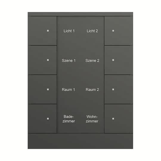 BJ 8f.Bedienelement       SB/U8.0.11-885 schwarz matt