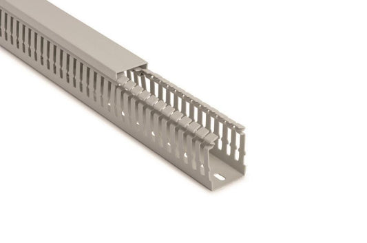 Hellermann HTWD-HF-80x80-PC/ABS-GY       Verdrahtungskanal hfr grau 183-28080