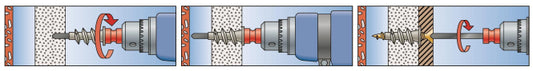 Fischer Gipskartondübel           052389 Kunststoff GK
