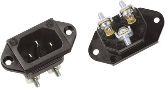 Bachmann Kaltgeräteinbaustecker  917.170 70Grad schwarz
