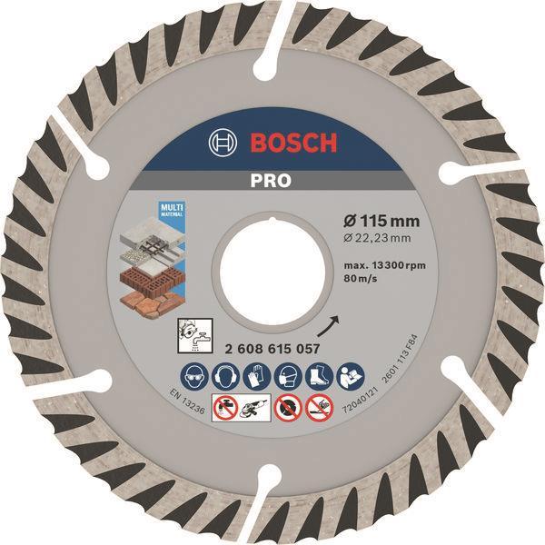 Bosch Diamanttrennscheibe     2608615057 Standard f.Universal 115x22,23x2x10mm