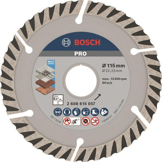 Bosch Diamanttrennscheibe     2608615057 Standard f.Universal 115x22,23x2x10mm