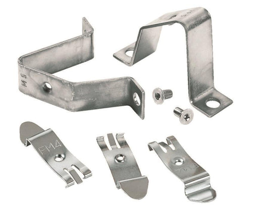 Hellermann HB5-ST-ML Delta Haltebügel    weiß chrom 181-47501