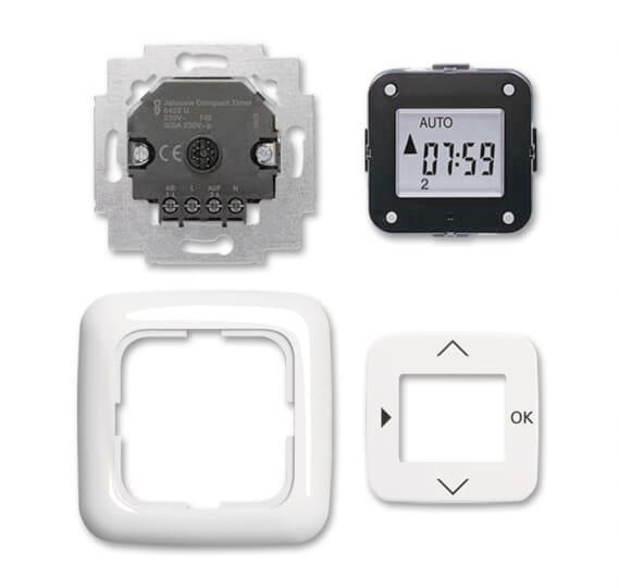 BJ Jalousie-Compact-Timer    6422 UJ-214 Komplettset Reflex SI  alpinweiß