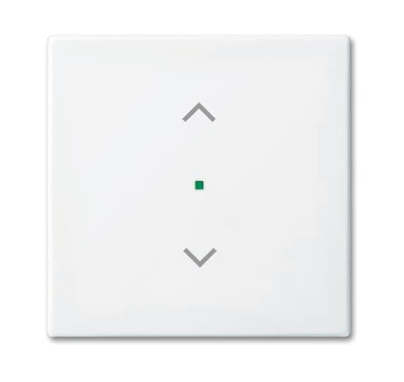 BJ Wippe 1-fach Jalousie     6232-10-914   alpinweiß Busch-free@home balance SI