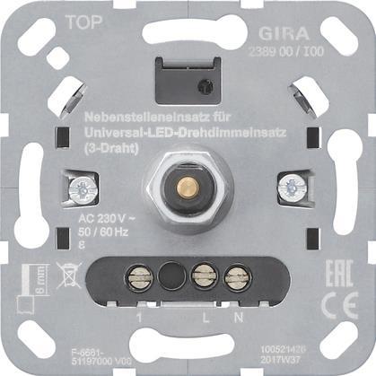 GIRA 238900 S3000 Dreh-Nebenstellen-     einsatz 3-Draht