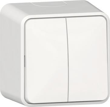 GIRA 310513 Wippschalter Serien AP       Reinweiß