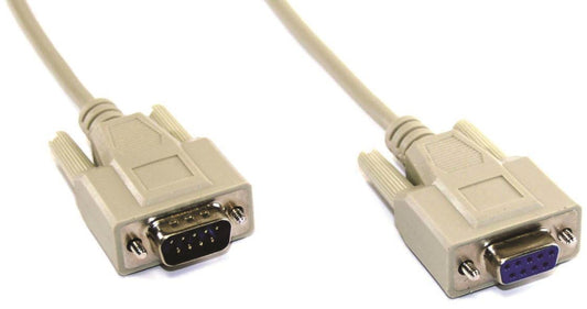 KIND RS232-Kabel 5m           5825000003     9Pin SubD Buchse/Stecker