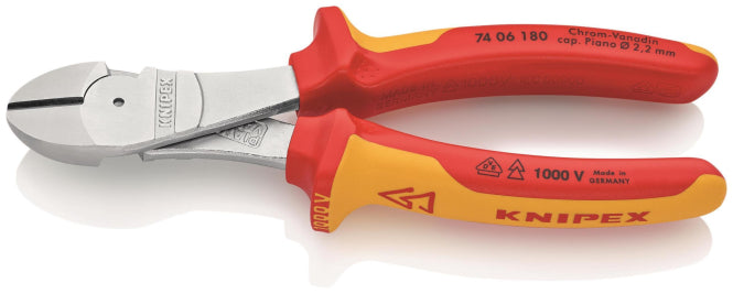 Knipex VDE-Kraftseitenschneider  7406180 180mm