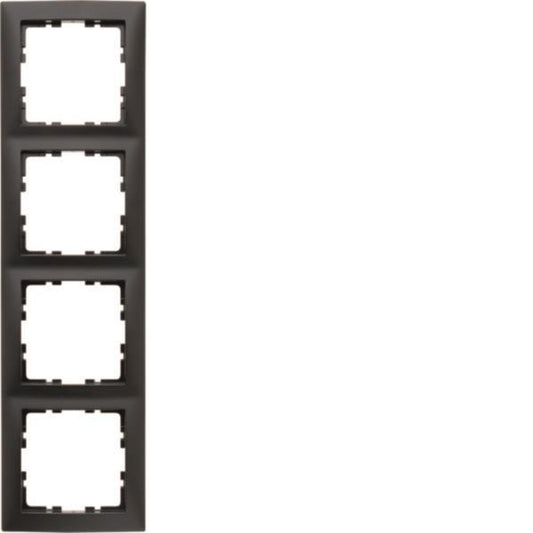 Berker Rahmen 4fach S.1         10149949 anthrazit matt