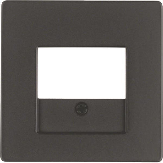 Berker Zentralstück f.          10336086 TAE-Steckdose Q.1/Q.3 anthrazit, samt