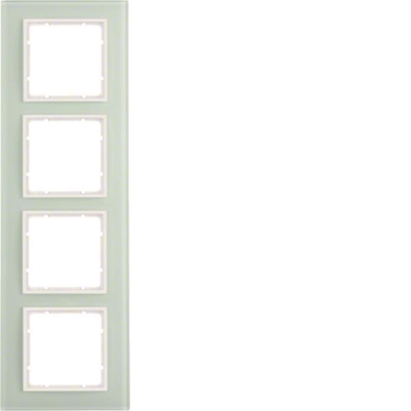 BER B7 Rahmen                   10146909    4fach Glas polarweiss