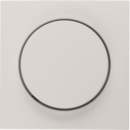 BER S1 Dimmer-Abdeckung für     11371909    Drehdimmer polarweiss matt