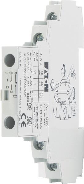 EATON NHI21-PKZ0 Normal-          072894 Hilfsschalter 2S+1Ö Schraubanschluss