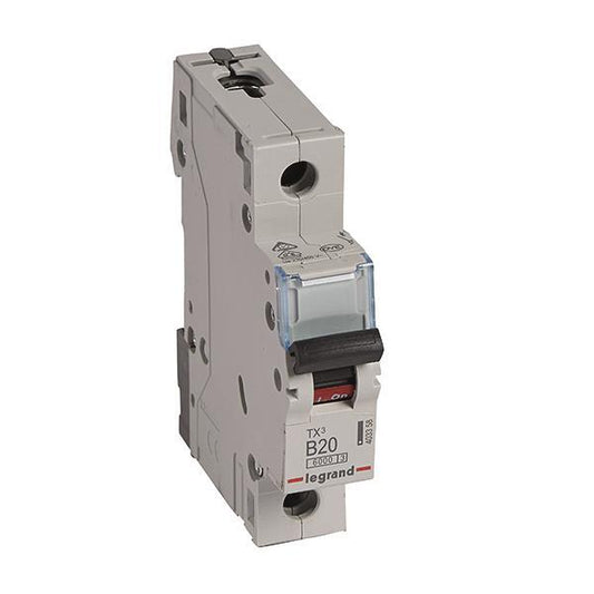 Legrand 403358 TX3 LS-Schalter B 20A     1-polig 6kA 230/400VAC 1TE