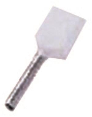 Intercable ICIAE058Z Zwillings-          aderendhülse 2x0,5qmm 8mm verzinnt weiß