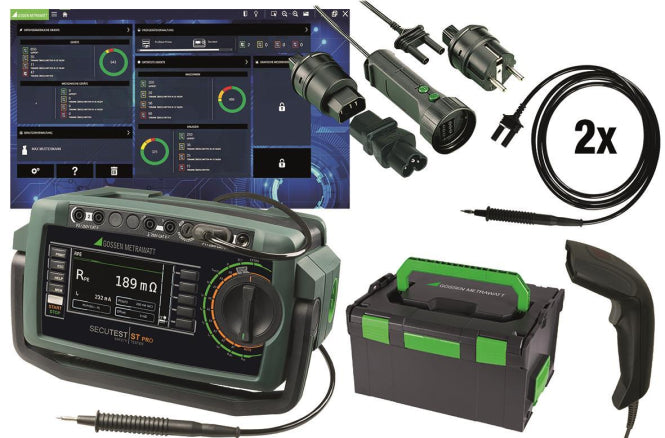 Gossen Gerätetester Set  SECUTEST ST PRO Profipaket EL1 SK2 L-Boxx          M708B