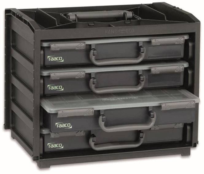 Cimco Handybox PSC-Sortimentskästen      bestückt mit 2x Vario 15/17       412004
