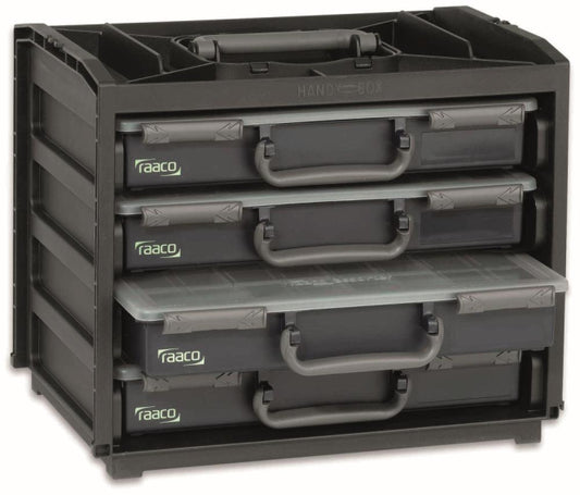 Cimco Handybox PSC-Sortimentskästen      bestückt mit 2x Vario 15/17       412004