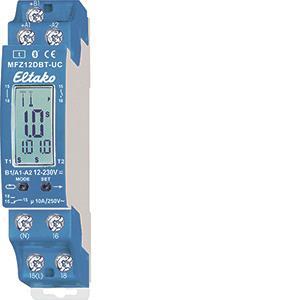Eltako Digital einstellbares MFZ12DBT-UC Multifunktions-Zeitrelais 23001003