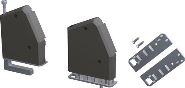 Bachmann Halteplatte DESK        930.182 Kunststoff schwarz
