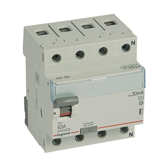 Legrand 411766 TX3 Fi-Schalter 63A       4-polig 30mA Typ A 400VAC 4TE
