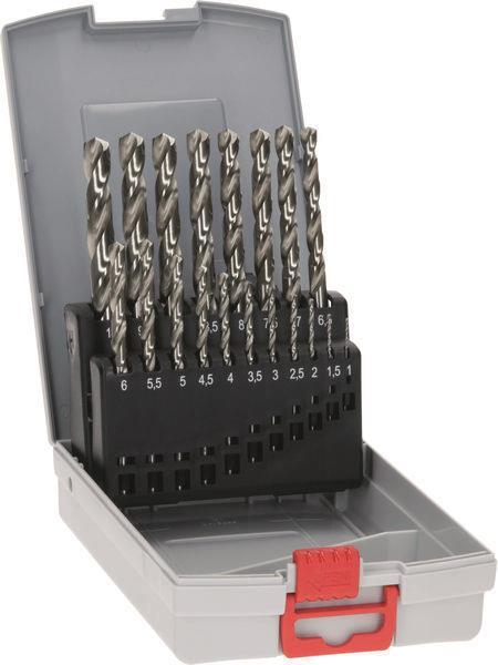 Bosch HSS-G Spiralbohrer-Kassette        19tlg. 1-10mm                 2608587013