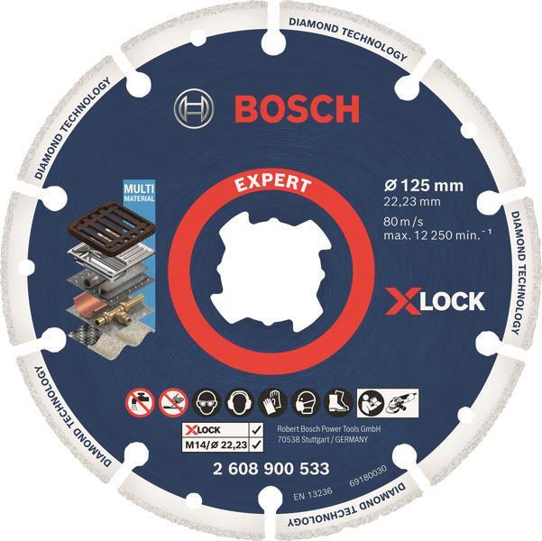 Bosch X-Lock Diamant-Trennscheibe 125mm  Best for Metal                2608900533
