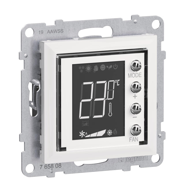 Legrand 765608 Seano MyHome Thermostat m Display m.Abdeckung in der Farbe