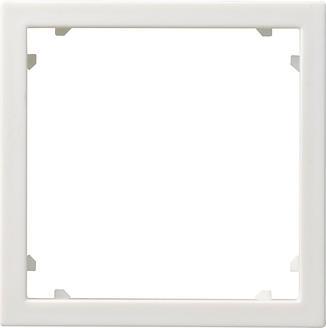 GIRA 028303 Adapterrahmen quadratisch    45x45mm System 55 Reinweiß glänzend